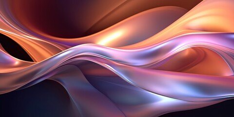 Obraz premium Generative AI illustration of abstract luxury background design. Digital illustration, 3D style.