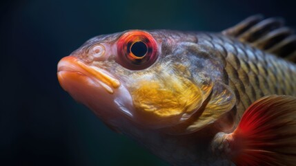 Fototapeta premium Closeup of a Perch Fish