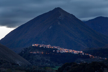 Opi sunrise, national park of abruzzo, lazio e molise, Opi, Abruzzo, italy