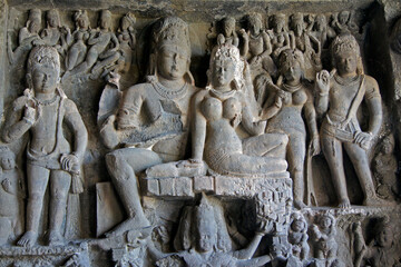 Indra Sabha Temple, Ellora Caves, Aurangabad, India