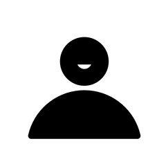 contact person smile face icon