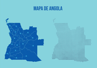 Mapa de Angola © Henriques