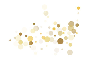 Gold glitter confetti, great design for any purpose. Party decor.