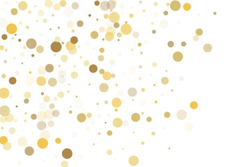 Gold glitter confetti, great design for any purpose. Party decor.