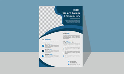 Creative modern bright concept circle round shape	
