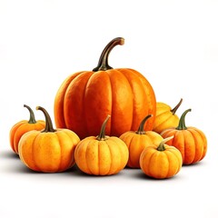 pumpkin isolated on white