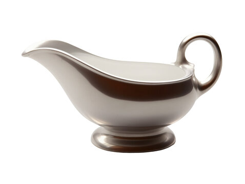 Gravy boat isolated on transparent or white background, png