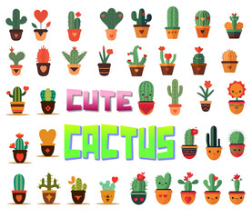 Adorable Prickles: Picture of Cute Cactus Collection
