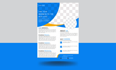 minima corporate flyer design,professional flyer design template vector.