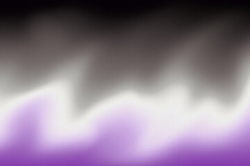 illustration moderne stylisé drapeau assexuel orientation sexuelle lgbt queer noir gris blanc et violet
