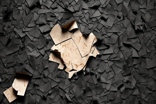 Scorched Paper - Top View Blank Space Background