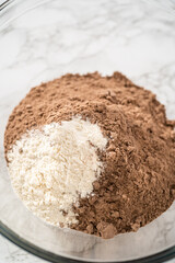 Chocolate peppermint cupcakes