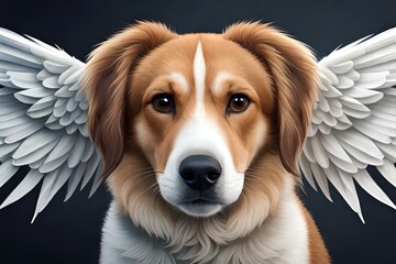 dog with wings generated by AI tool