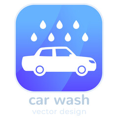 car wash logo icon