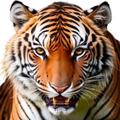 Fototapete Rund portrait of a tiger png © jeff