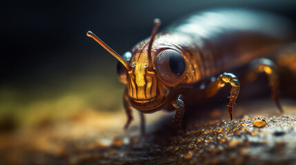 close up of a insect