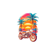 scooter on the beach