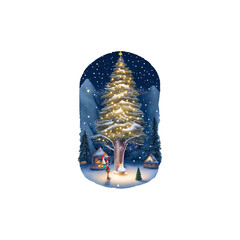 Christmas tree ornament