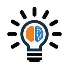 Creative, Smart Ideas, Brainstorming, Brain Light Bulb, creativity, idea, Light bulb, creative, creativity icon