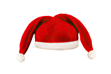Unusual santa hat isolated png file