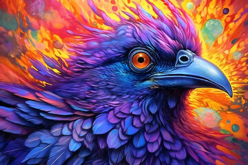 Obraz premium blue and yellow macaw