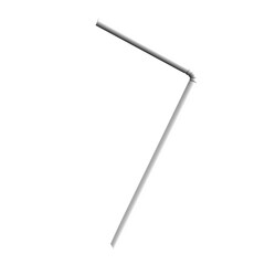 cold drink straw 3d rendering illustration