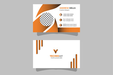 Modern business card design template