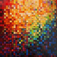 abstract background with squares