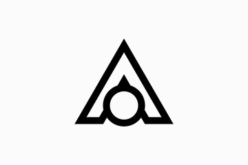 Initials AO Logo Design Vector Sign 