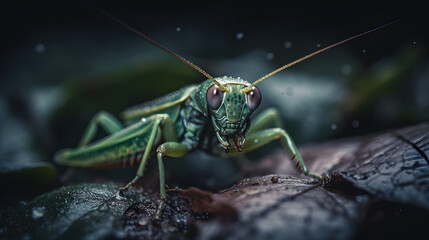 Fototapeta premium The Intriguing World of Phasmids Up Close. Generative AI