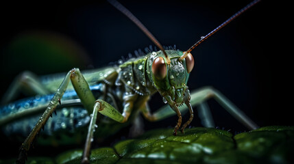 Fototapeta premium The Intriguing World of Phasmids Up Close. Generative AI