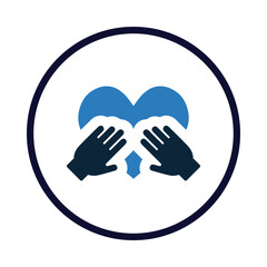 together, hands, friendly, Gesture, hand, heart, donation charity volunteer help icon