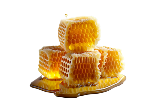 Honeycomb with honey drop transparent png