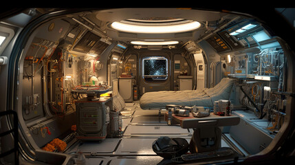 Space station interior