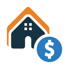 home, house, money, loan, mortgage, home loan icon