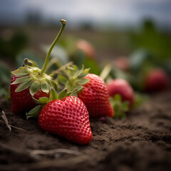 Strawberries. Generative Ai