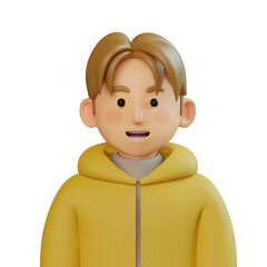 Yellow Boy 3D Avatar