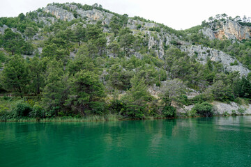 scenic gree nlandscape in krka