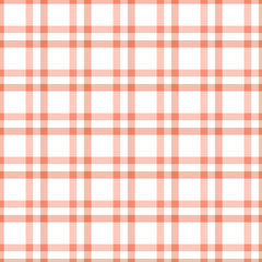 Gingham seamless pattern.Pink background texture. Checked tweed plaid repeating wallpaper. Fabric design.
