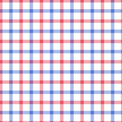 Gingham seamless pattern.Pink blue background texture. Checked tweed plaid repeating wallpaper. Fabric design.