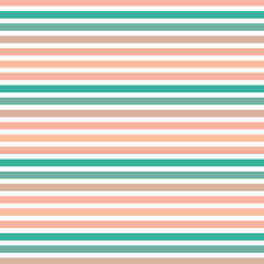 Striped seamless pattern with green pink horizontal line. Fashion graphics design for t-shirt, apparel and other print production. Strict graphic background. Retro style.
