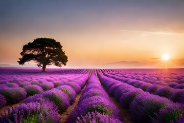 Fototapeta premium A beautiful and eye catching landscape - AI Generative