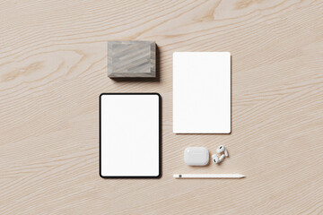 Realistic Tablet Mockup for UI Design