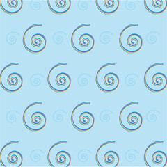 Fototapeta na wymiar Candies lie on blue background. Flat lay and top view vector illustration.