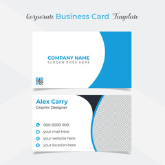 creative modern professional company business card template design