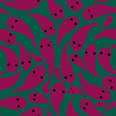 Halloween ghost seamless pattern for wrapping paper and linens and fabrics and kids clothes print