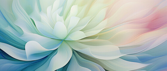 abstract pastel colored flower background, midjourney generative ai