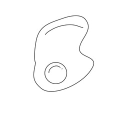 thin line vector icon set Food