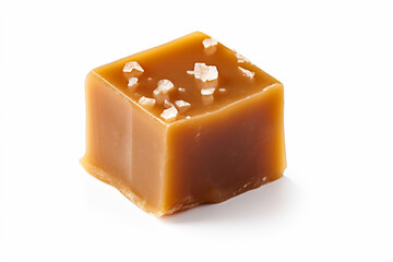 Close up Salted Caramel, a Sweet and Salty Golden Delight
