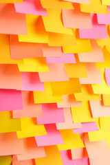 Colorful sticky notes as background